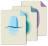 Icon of the three product library categories