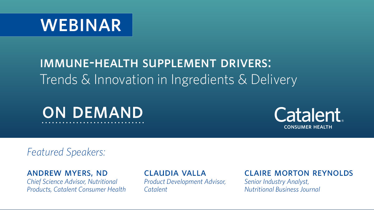 Trend & Innovation in Ingredients & Delivery | Catalent